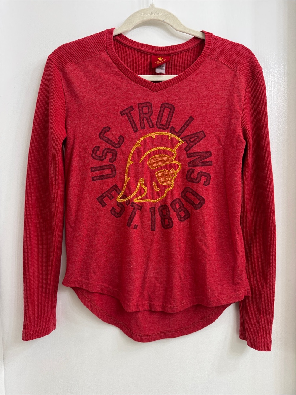 USC Trojans Red Long-Sleeve Top